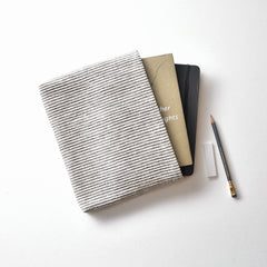 Tsuchiya Orimono-sho book pouch (beige)