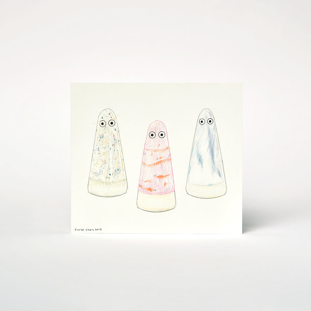 OBJECT DRAWING BY FURZE CHAN: GHOSTS IN THE WOODS
